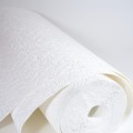 Tapeta BIAŁA Z BROKATEM GRUBA jak TYNK flizelina