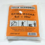 Folia MALARSKA EXTRA MOCNA zabezpieczająca 4x5 m
