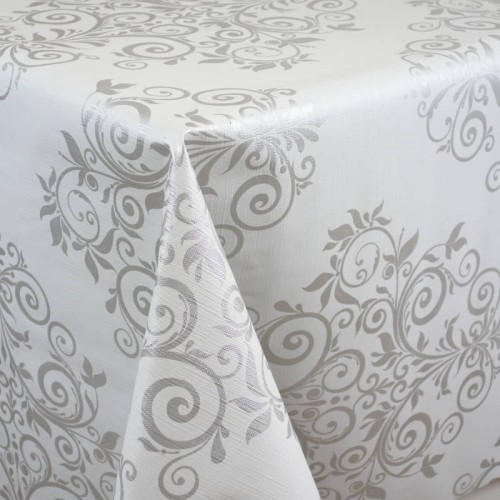 Cerata OBRUS szary ORNAMENT na Flizelinie POLSKA