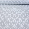 Tapeta KAFELKI srebrne marokańskie GEOMETRIA flizelina