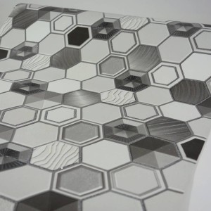 Tapeta GEOMETRYCZNA kuchnia łazienka BROKAT winylowa
