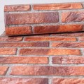Tapeta CEGŁA 3D CZERWONA stary mur z cegły papier