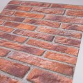 Tapeta CEGŁA 3D CZERWONA stary mur z cegły papier