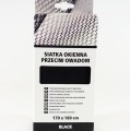 Siatka przeciw owadom czarna 170x180 Scley + rzepy