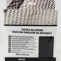 Siatka p/owadom na drzwi czarna 210x100 + magnesy