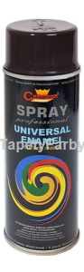 Emalia uniwersalna Spray Professional 400ml - Czarny Połysk RAL 9005 Champion - farba w aerozolu