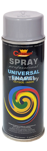 Emalia uniwersalna Spray Professional 400ml - Szary RAL 7001 Champion - farba w aerozolu