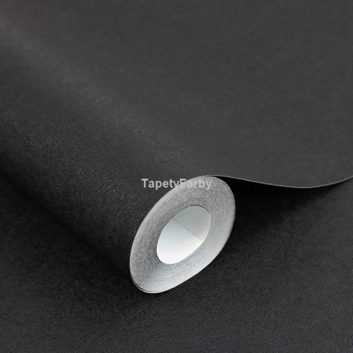 Tapeta cała CZARNA jednokolorowa flizelina do mycia