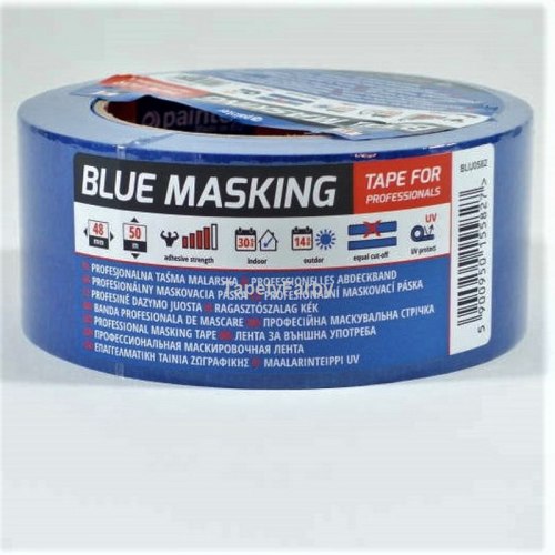 Taśma malarska Blue Masking szer.48mm dł.50m niebieska papierowa