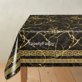 Cerata MARMUR czarny wzór marmuru złote nerwy na metry 10x140cm