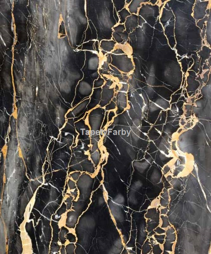 Okleina meblowa samoprzyl. marmur czarno-złoty 67,5x100cm Patifix 63-4110