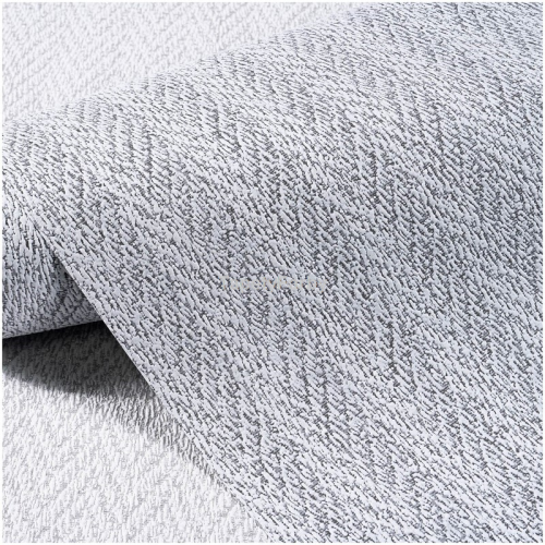 Tapeta jak materiał JODEŁKA biało szara melanż Flizelina bez pasowania