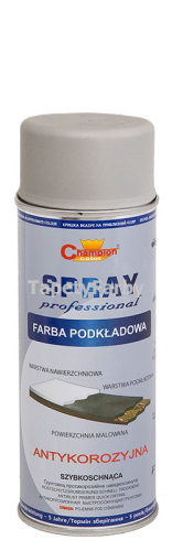 Farba w spreju Spray Podkład Szary 7040 antykorozyjna 400ml Champion