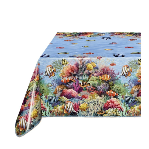 Cerata MORSKIE DNO koralowce rybki dla dzieci na metry 140x10cm