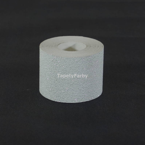 Pasek do tapet SZARY JASNY z BROKATEM border flizelina szer.5cm dł.5mb