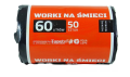 Worki na śmieci 60L LDPE czarne w rolce EKO sanitarne 60x80cm 50szt