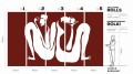 Couple Burgundy- Tapeta w standaryzowanych rolkach