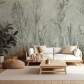 Pampa Sage- Tapeta w standaryzowanych rolkach