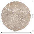Tapeta Koło Breslau Beige