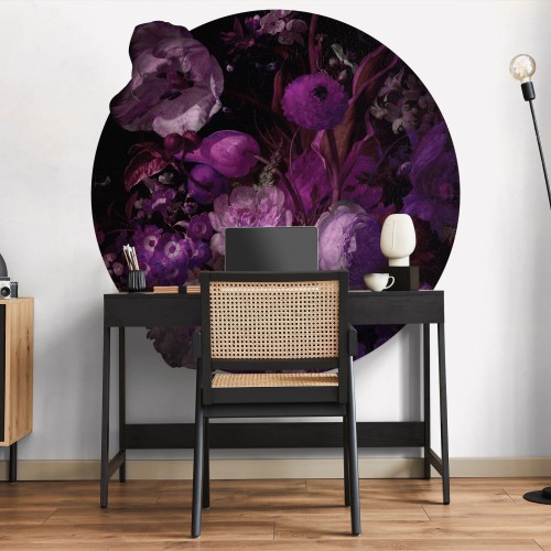 Tapeta Koło Violet Dream