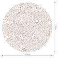 Tapeta Koło Terrazzo Rust
