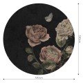 Tapeta Koło Rose Dream Black