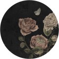 Tapeta Koło Rose Dream Black