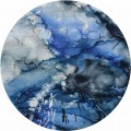 Tapeta Koło Lago Blue