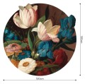 Tapeta Koło Dark Tulip