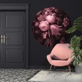 Tapeta Koło Boudoir Pink