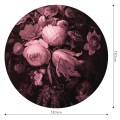 Tapeta Koło Boudoir Pink