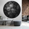Tapeta Koło Boudoir Grey