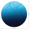 Tapeta Koło Blue Ombre Flower