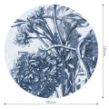 Tapeta Koło Blue Flower