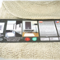 Dywanik bawełniany BEŻOWY owalny COTTON LUX OVAL dwustronny 50x80cm