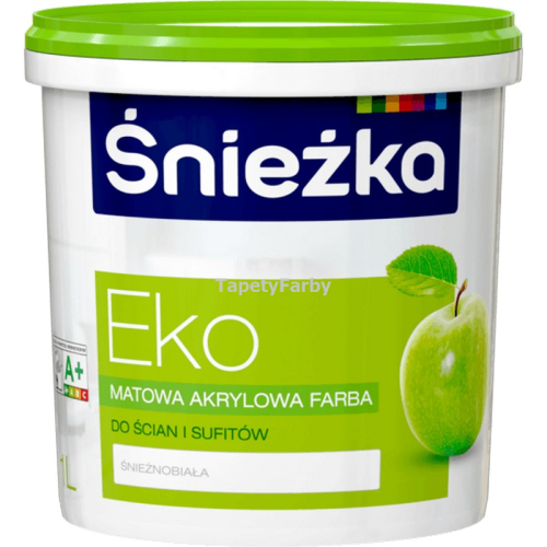 Farba emulsyjna Eko-Śnieżka 1l emulsja wewnętrzna biała matowa