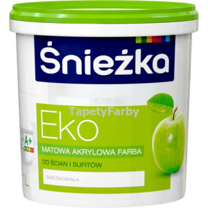 Farba emulsyjna Eko-Śnieżka 10l emulsja wewnętrzna biała matowa