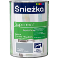 Emalia olejno-ftalowa stalowy połysk Supermal do drewna metalu Śnieżka 0,8l
