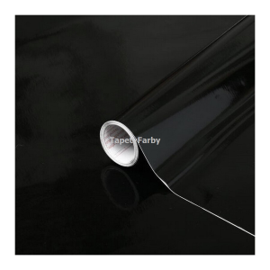 Okleina meblowa samoprzyl CZARNY POŁYSK RAL 9005 45x100 cm DCFix 200-1272