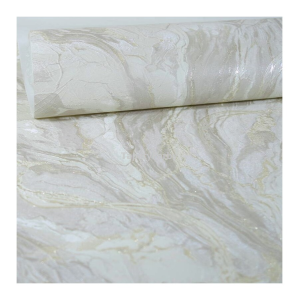 Tapeta jasny beżowy MARMUR nerwy białe złote luksusowa Flizelina do mycia