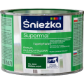 Emalia olejno-ftalowa zielony połysk Supermal do drewna metalu Śnieżka 0,4l