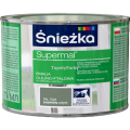 Emalia olejno-ftalowa popielaty połysk Supermal do drewna metalu Śnieżka 0,4l