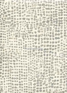 Tapeta kremowa SREBRNE CENTKI nowoczesna flizelina do mycia