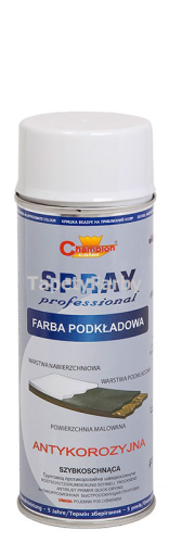 Farba w spreju Spray Podkład Biały 9003 antykorozyjna 400ml Champion
