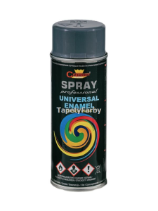 Farba w spreju Spray Uniwersalny SZARY CIEMNY połysk Ral 7024 400ml