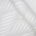 Tapeta FALE GEOMETRYCZNE 3D beżowo-biała elegancka na flizelinie