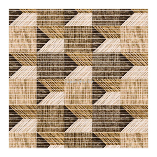 Mata łazienkowa 3D BRYŁY BRĄZOWE antypośl. 65x10cm