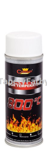 Farba w spreju Spray Żaroodporny do pieców BIAŁY do 800st 400ml Champion