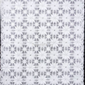 Bieżnik KORONKOWY GWIAZDKI białe 10x50cm na metry