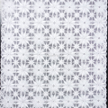 Bieżnik KORONKOWY GWIAZDKI białe 10x50cm na metry